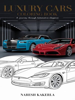 cover image of Luxury Cars Coloring Book